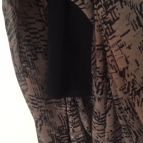 Patterned maxi with short skirt under, Size S - Picture 3 of 4